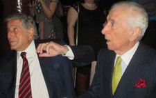 Gay Talese with Tony Bennett at the First Time Fest tribute to Harvey Weinstein